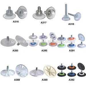 M8 Transparent PC adjustable cabinet leveling feet