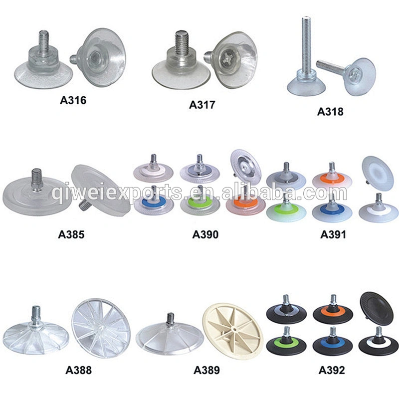 M8 Transparent PC adjustable cabinet leveling feet