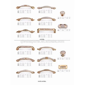 Fashionable glass sliding door handle for locker room