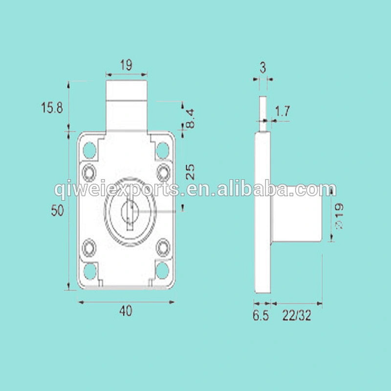 Zinc Alloy Furniture Cabinet Desk Drawer Locks