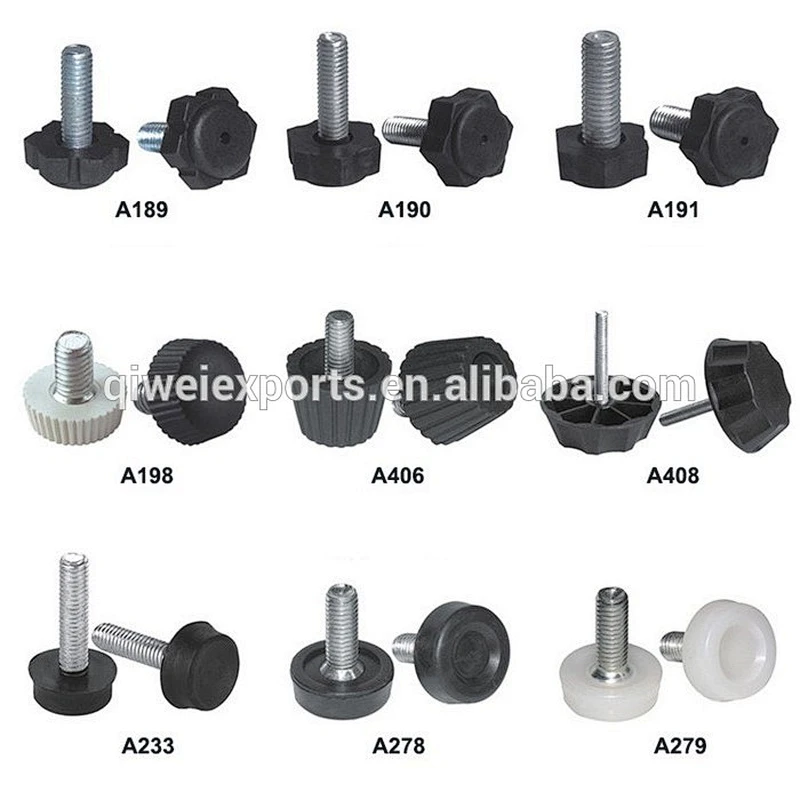 Umbrella type White Adjustable table screw feet