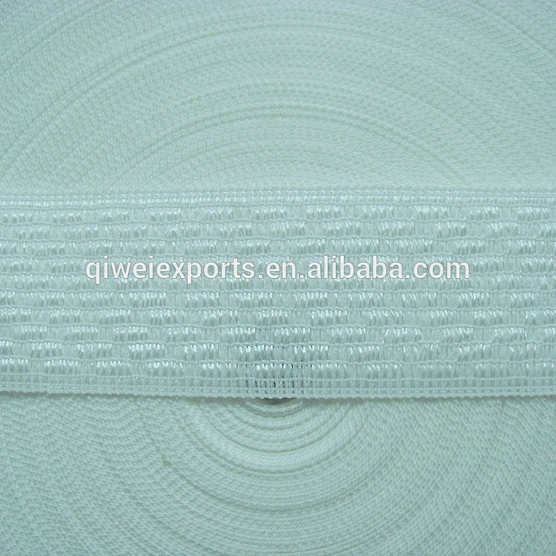 White mattress accessories non-slip polyester elastic tape
