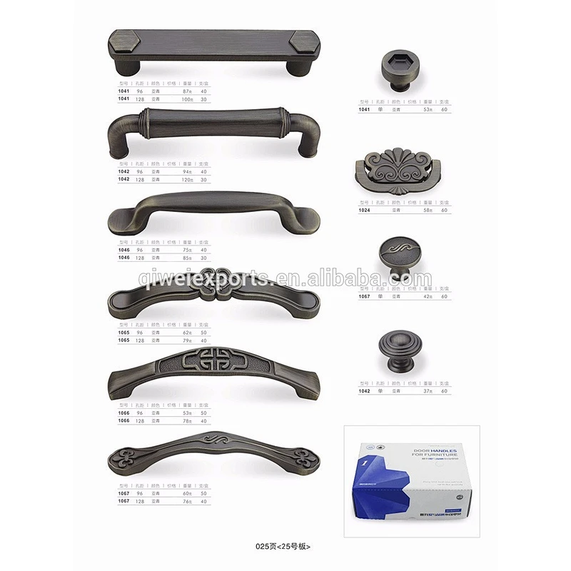Classical curved door handles made in china for furniture hardwares