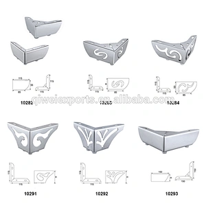 Decorative pattern stainless steel sofa legs furniture chair legs