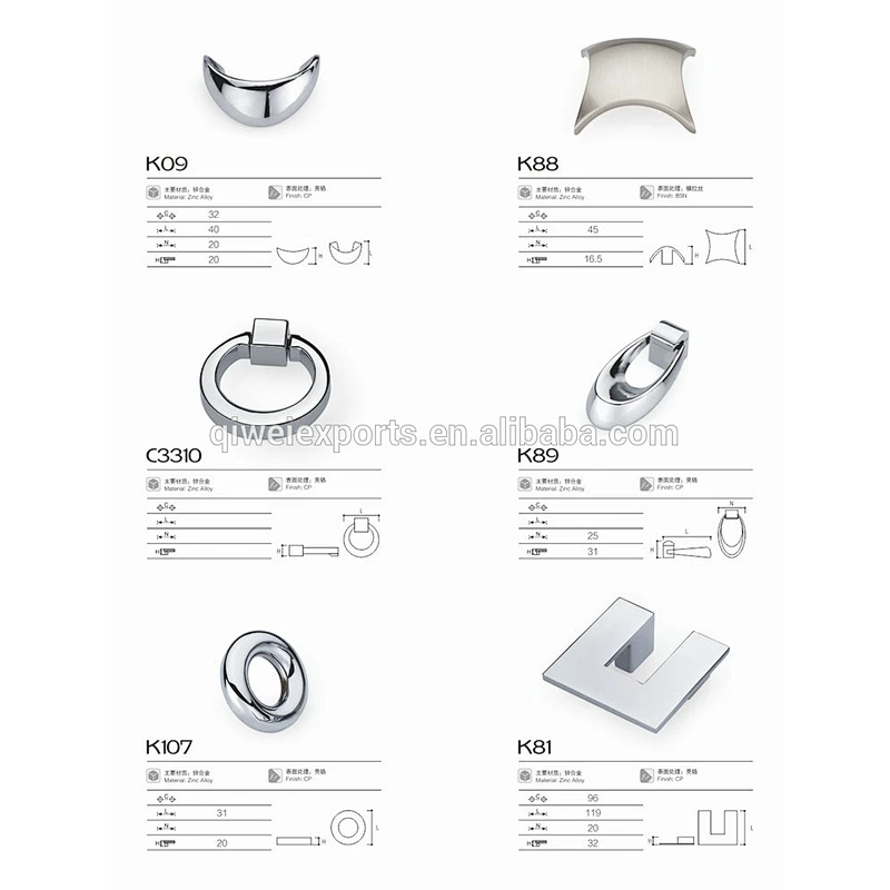 Single hole cabinet door handles round mini drawer knobs