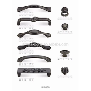 Classical curved door handles made in china for furniture hardwares