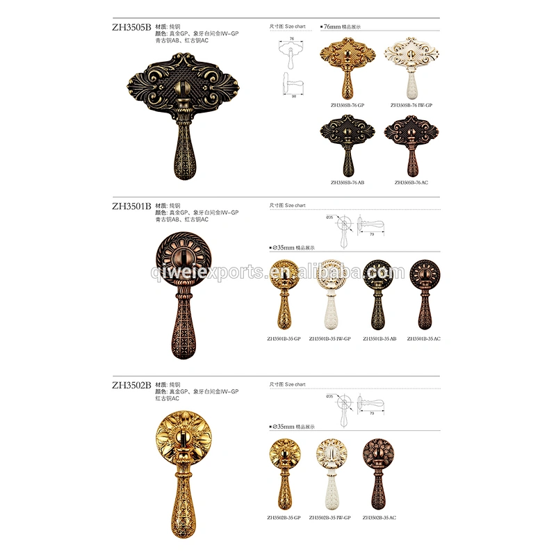 Copper white wood wardrobe and dresser drawer pulls knobs