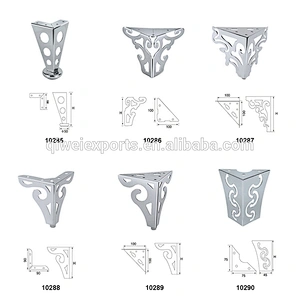 Decorative pattern stainless steel sofa legs furniture chair legs