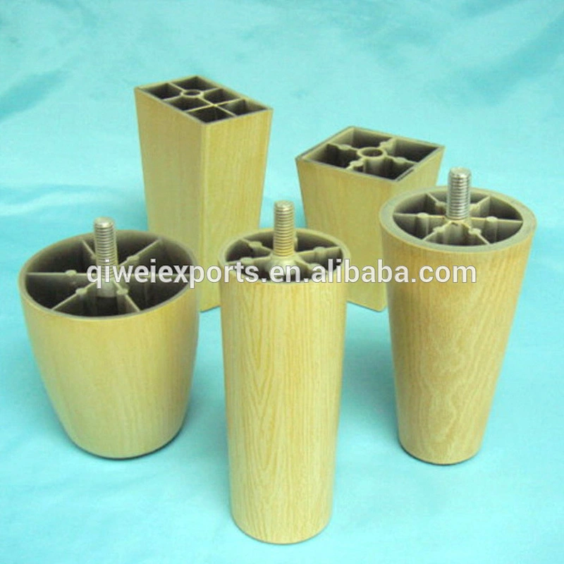 Wooden finish diamond plastic bookcase furniture legs