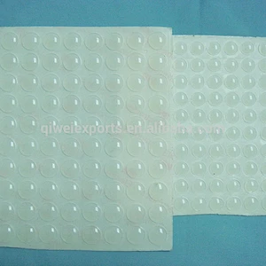 Self adhesive rubber bumpers silicone rubber pads for furniture