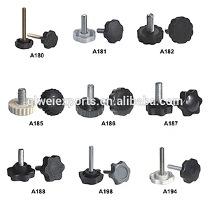 30mm non-slip flower shape Adjustable Feet with metal screw