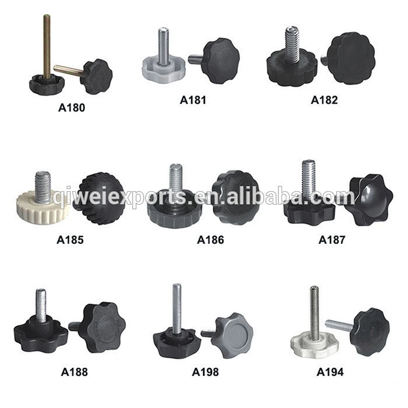 30mm non-slip flower shape Adjustable Feet with metal screw