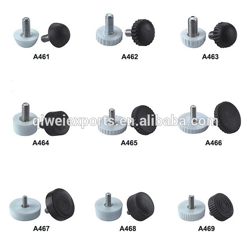 Outdoor small nylon Adjustable Foot with Stainless steel screw