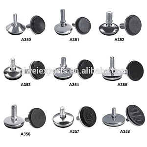 Antiskid adjustable plastic leveling feet With Machinery Nut