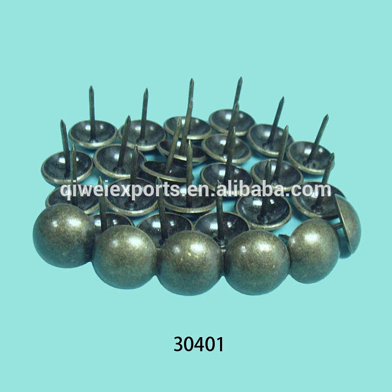 Antique brass sofa nails upholstery thumb tack chair nails 30401