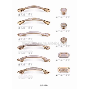 China Colorful zinc alloy Dresser door handles and Knobs