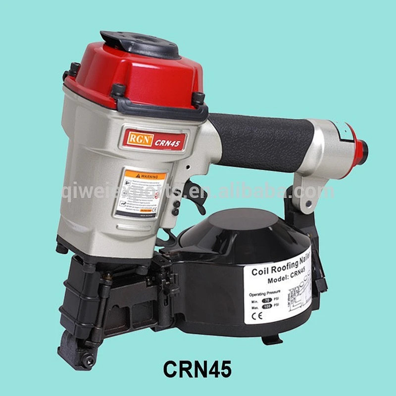 CRN45 Pneumatic Roofing Coil Nailer for Wire Welded Coil Roofing Nails