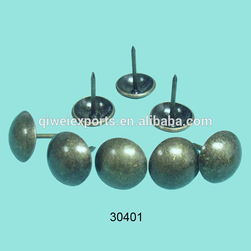 Antique brass sofa nails upholstery thumb tack chair nails 30401