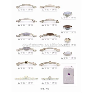 European style interior hollow wardrobe door window handle