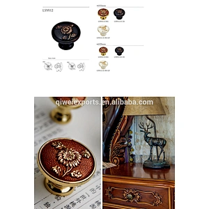 Decorative brass door handles and bedroom furniture knobs 36217