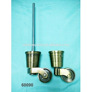 M8 adjustable furniture caster with long screw for luggage wheel