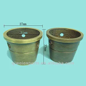 Brass Round Cup,Brass Furniture Caster Cups,Cup of Furniture Leg
