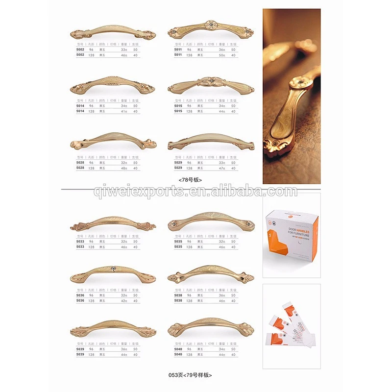 Luxury yellow wardrobe door handles for locker room