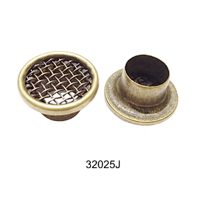 10mm Metal Antique Brass Mesh Eyelets For Garment