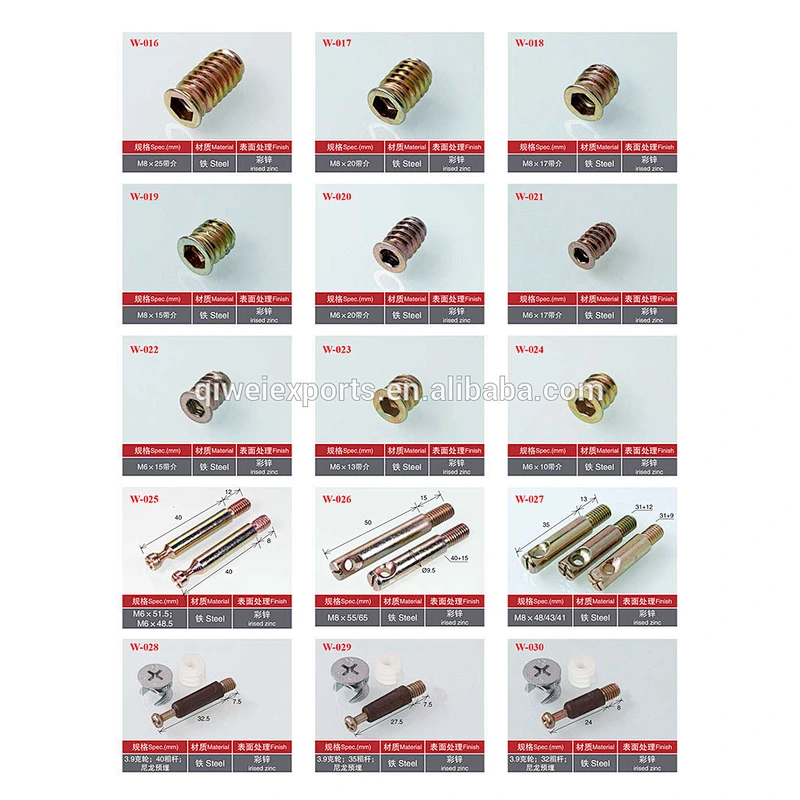 M8 furniture screws and bolts fastener hardware furniture bolt