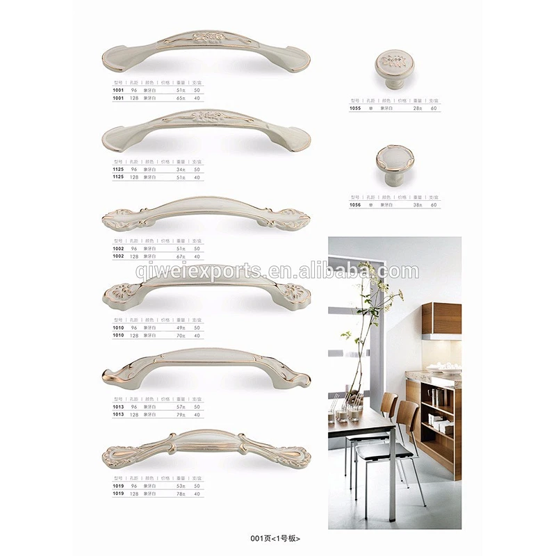 Wholesale zinc alloy fancy new cabinet handles