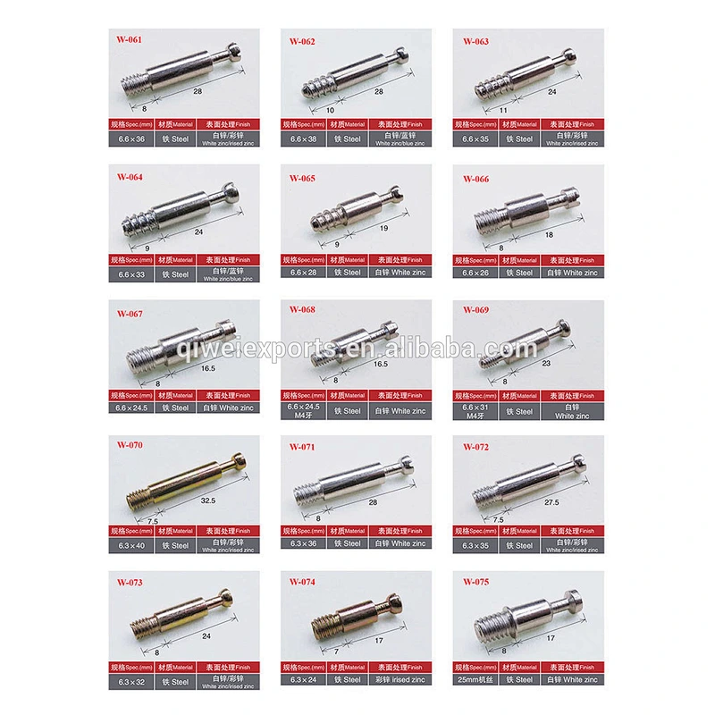 Connecting Cam Connector Fittings furniture hardware nut bolt