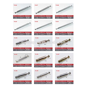 Zinc plated bed hardware fittings stud bolt and nut
