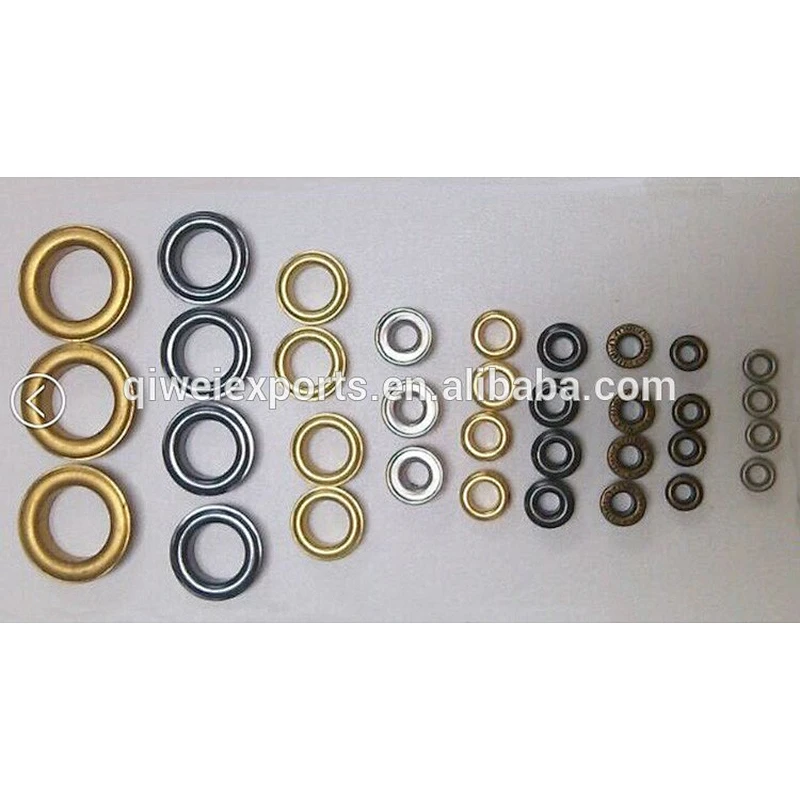 Metal small round mesh eyelet and grommets