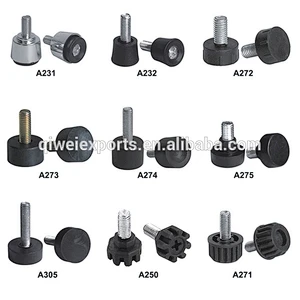 Plated Machinery Dampproof Adjustable Support Leveling Feet