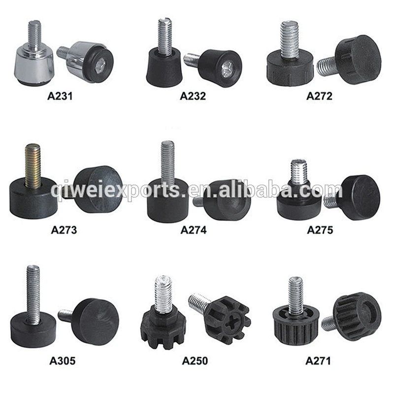 Plated Machinery Dampproof Adjustable Support Leveling Feet