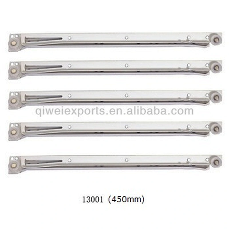 500MM screw-on drawer slide bottom mount self closing without flange