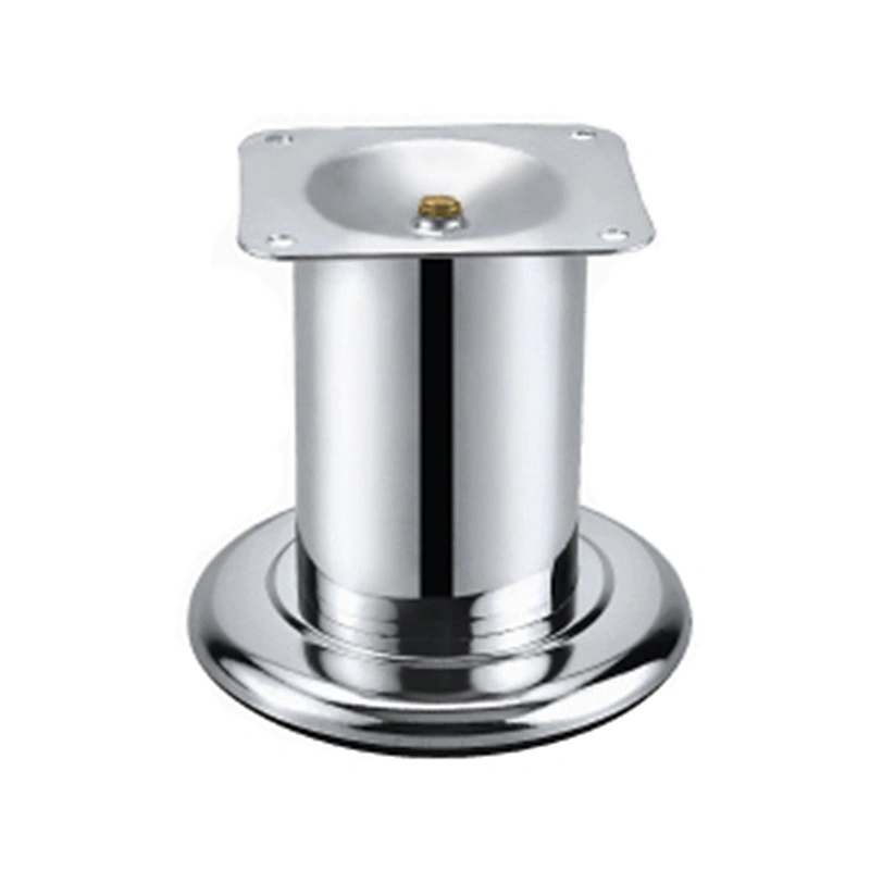 Small Iron Chrome metal sofa legs with Straight tube