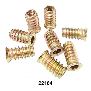 Iron insert nuts in stock 22184