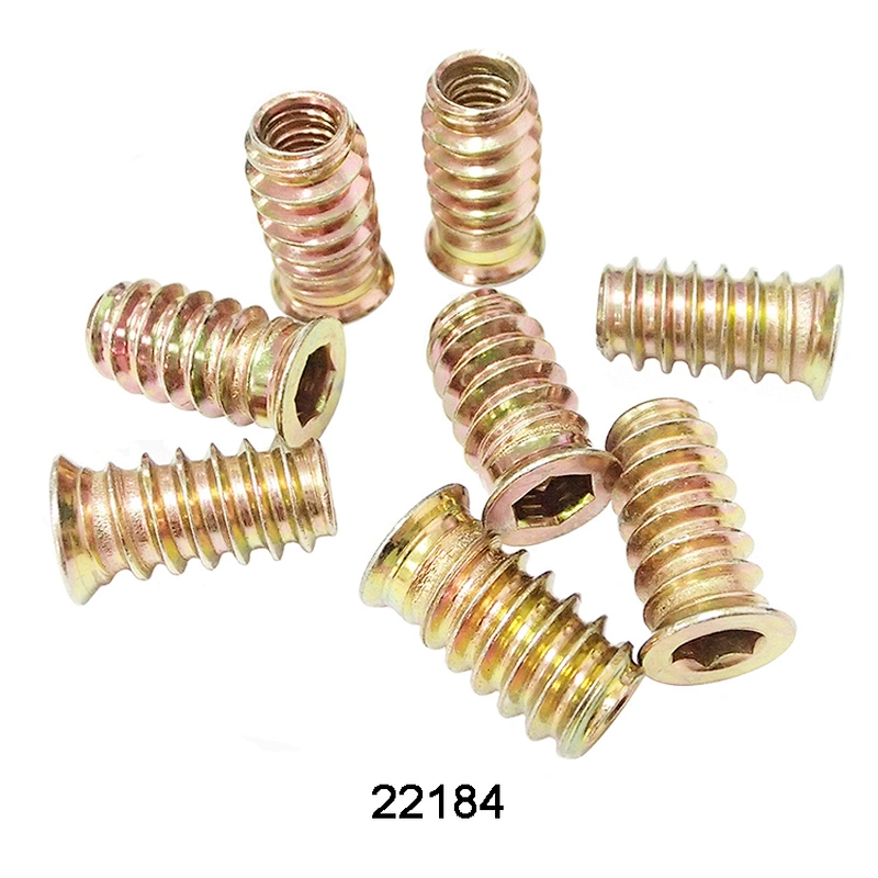 Iron insert nuts in stock 22184