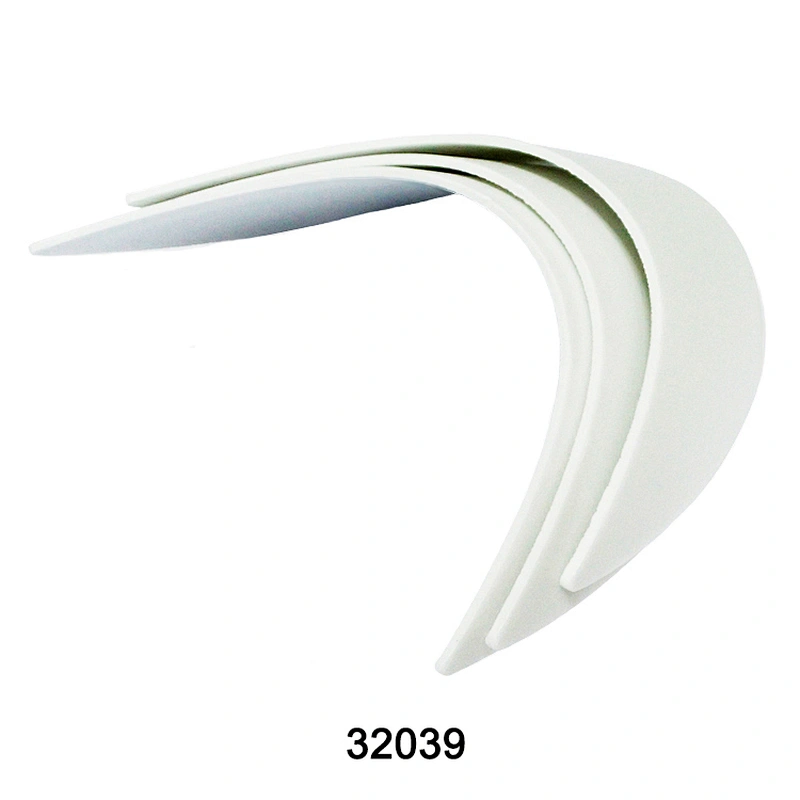 Customized White PE Hat Peaks Cap Visor Peak accessories