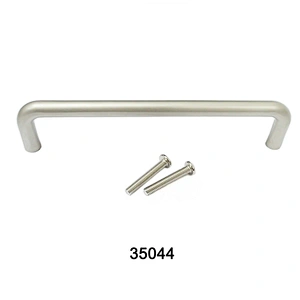 Matte Nickle 128mm Zinc Alloy Cabinet Handle with screw bolt
