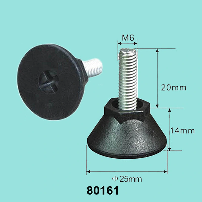 Furniture accessory hexagonal adjustable feet