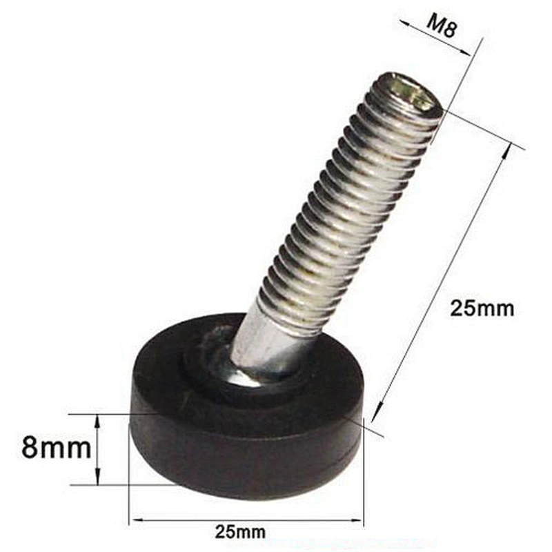 screw adjustable feet