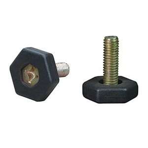 Hex Hexagon screw adjustable feet plastic feet