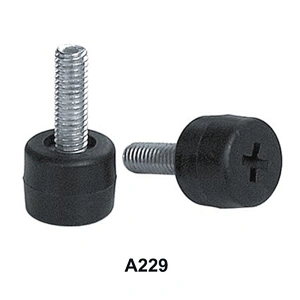 Drum shape plastic furniture protector Adjustable screw feet