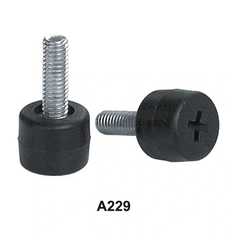 Drum shape plastic furniture protector Adjustable screw feet