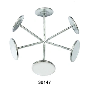 Flat head solid iron sofa nail 30147