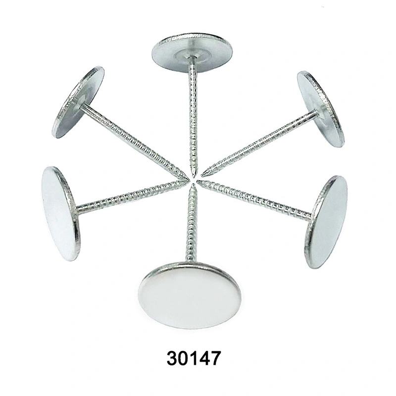 Flat head solid iron sofa nail 30147