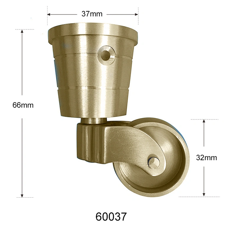 Full Brass Caster Wheels of Furniture 60037