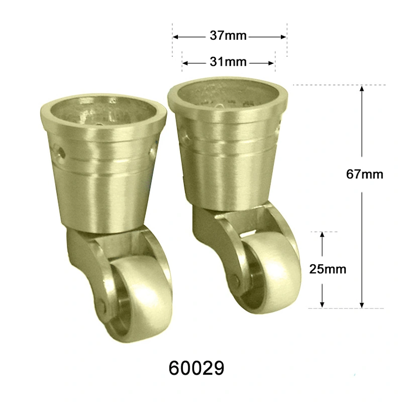 Fixed Copper Wheel Pure Copper Casters 60029